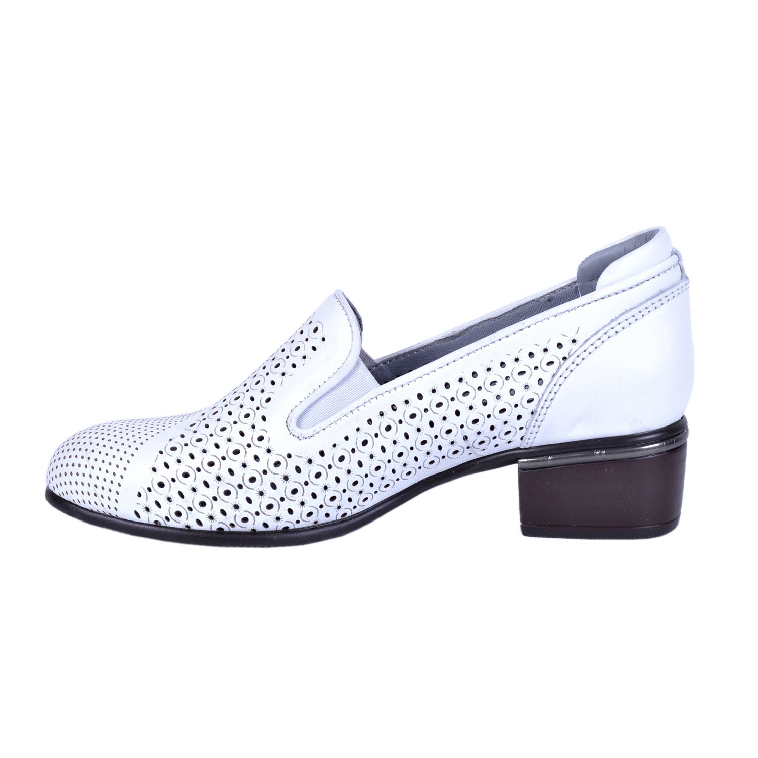Beyaz Kadın Deri Ayakkabı 3010