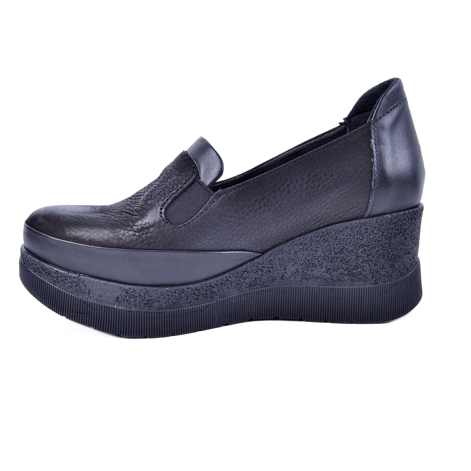 Mammamia D22KA-3125 Siyah Kadın Deri Ayakkabı