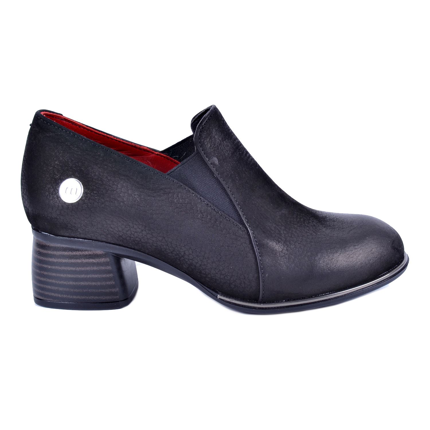 Mammamia D22KA-3085 Siyah Kadın Deri Ayakkabı