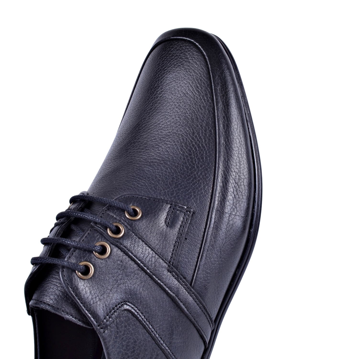 Mym 681 Siyah Erkek Deri Ayakkabı