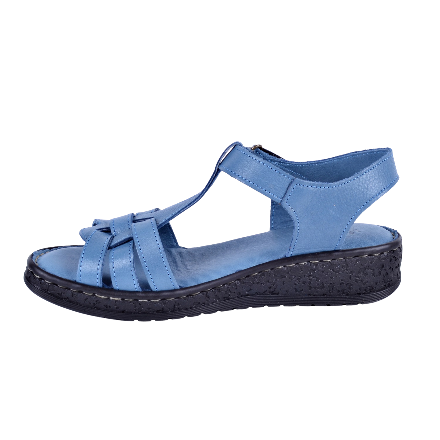 Biocomfort 2138 Mavi Kadın Deri Sandalet