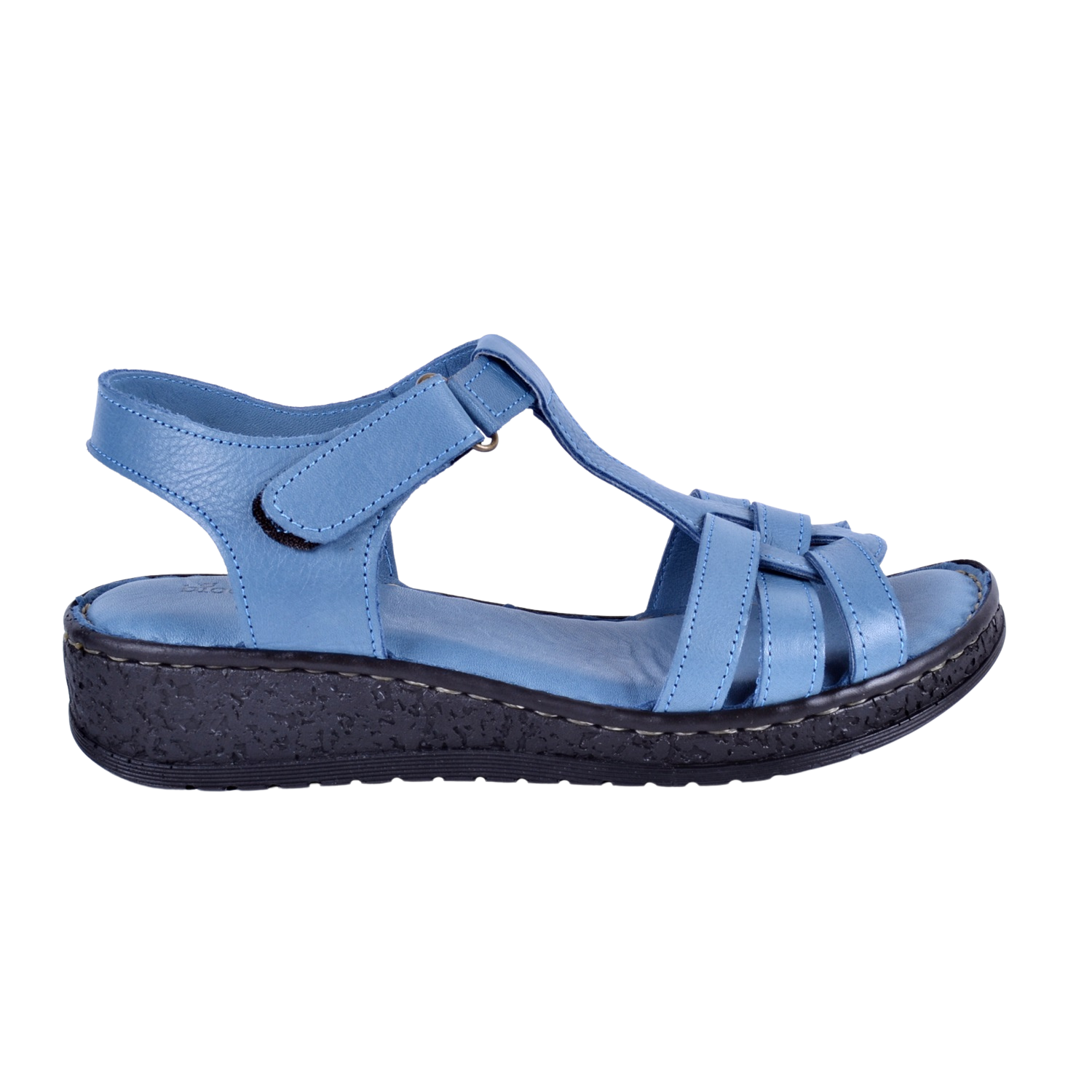Biocomfort 2138 Mavi Kadın Deri Sandalet