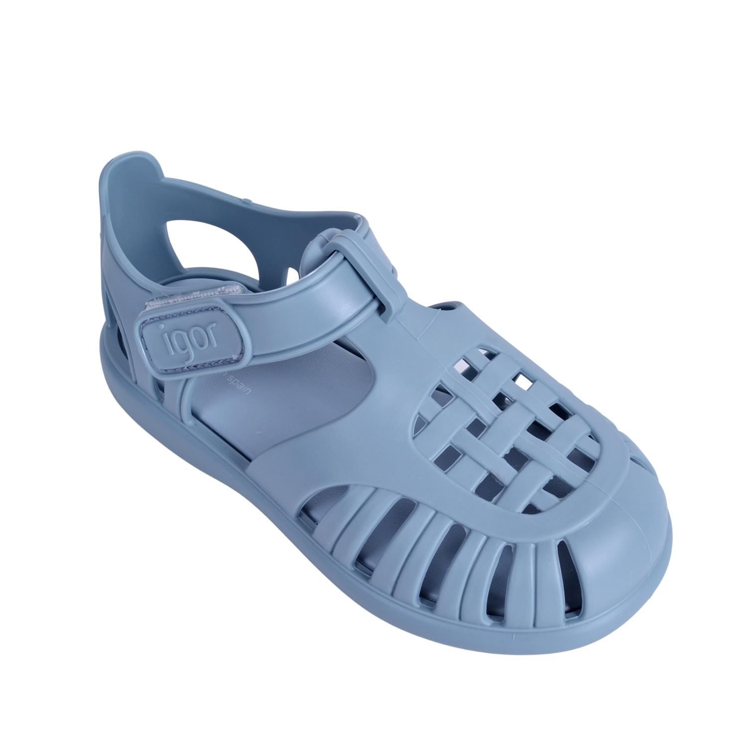 Igor S10271 Tobby Solid Çocuk Okyanus Mavisi Sandalet