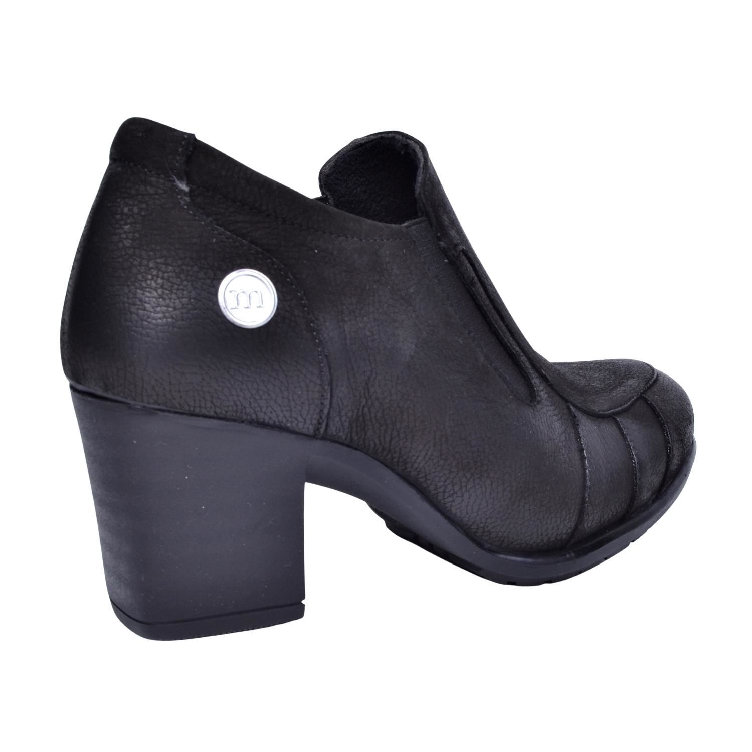 Mammamia D22KA-3375 Siyah Kadın Deri Ayakkabı