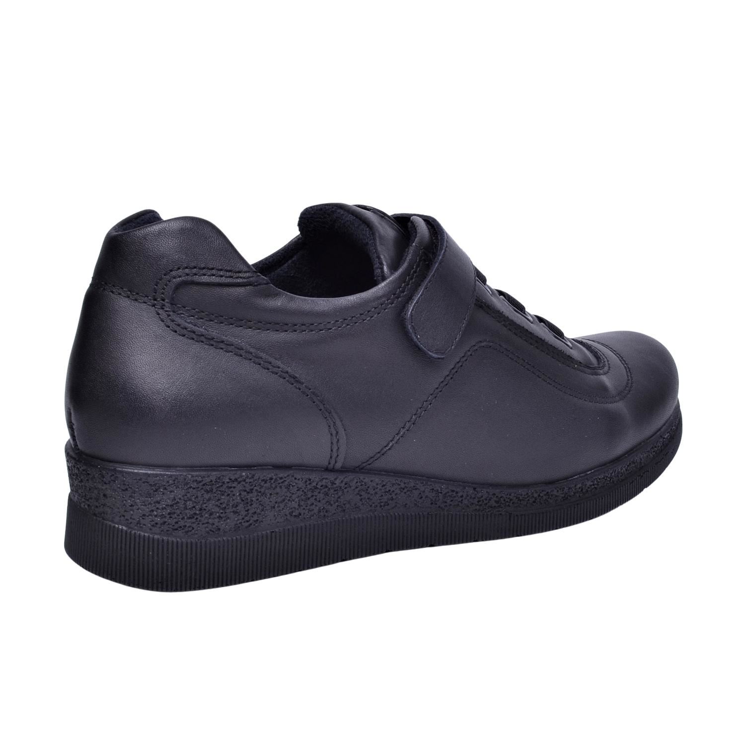 Mammamia D22KA-3190 Siyah Kadın Deri Ayakkabı