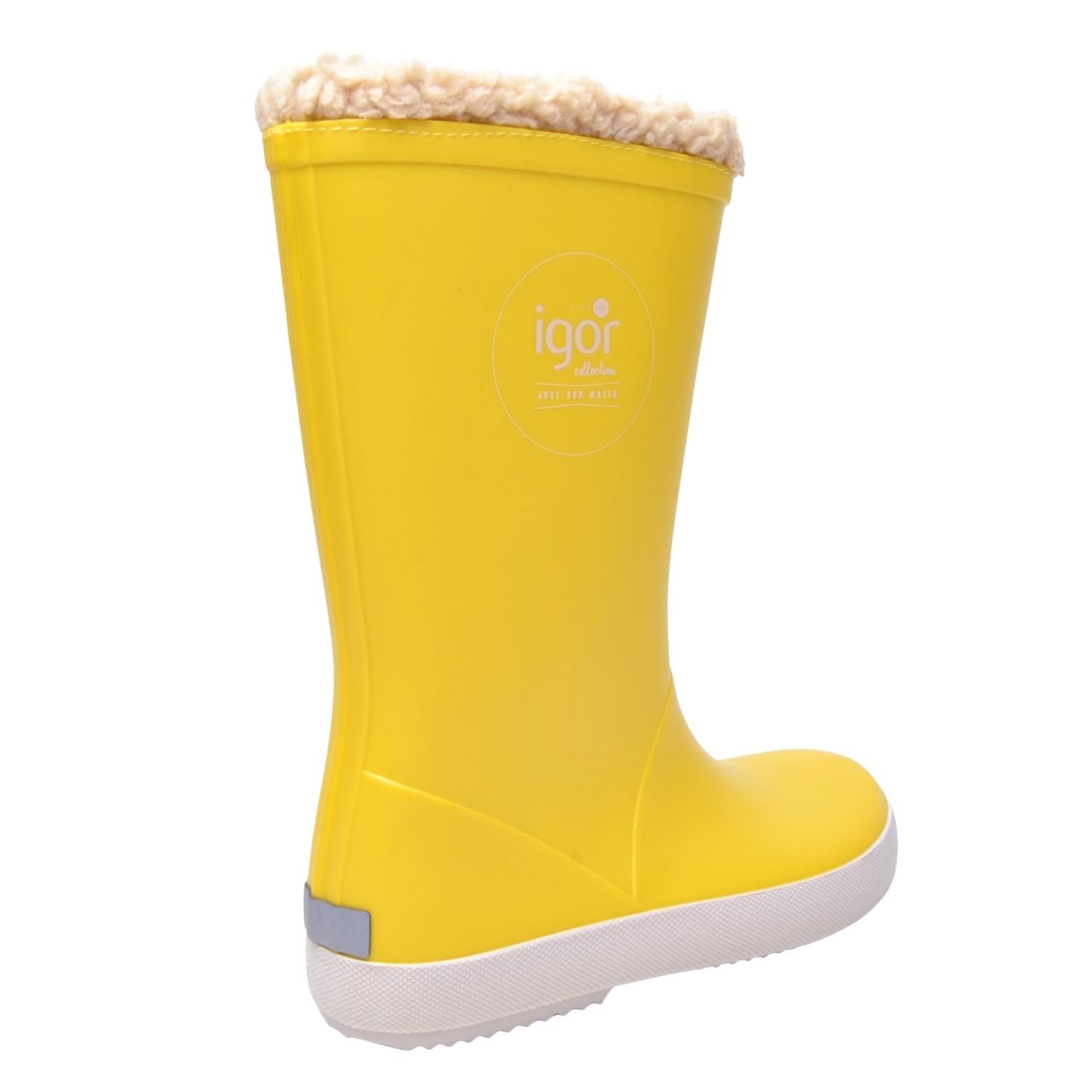 Igor W10207 Splash Nautico Sarı Çocuk Yağmur Çizmesi