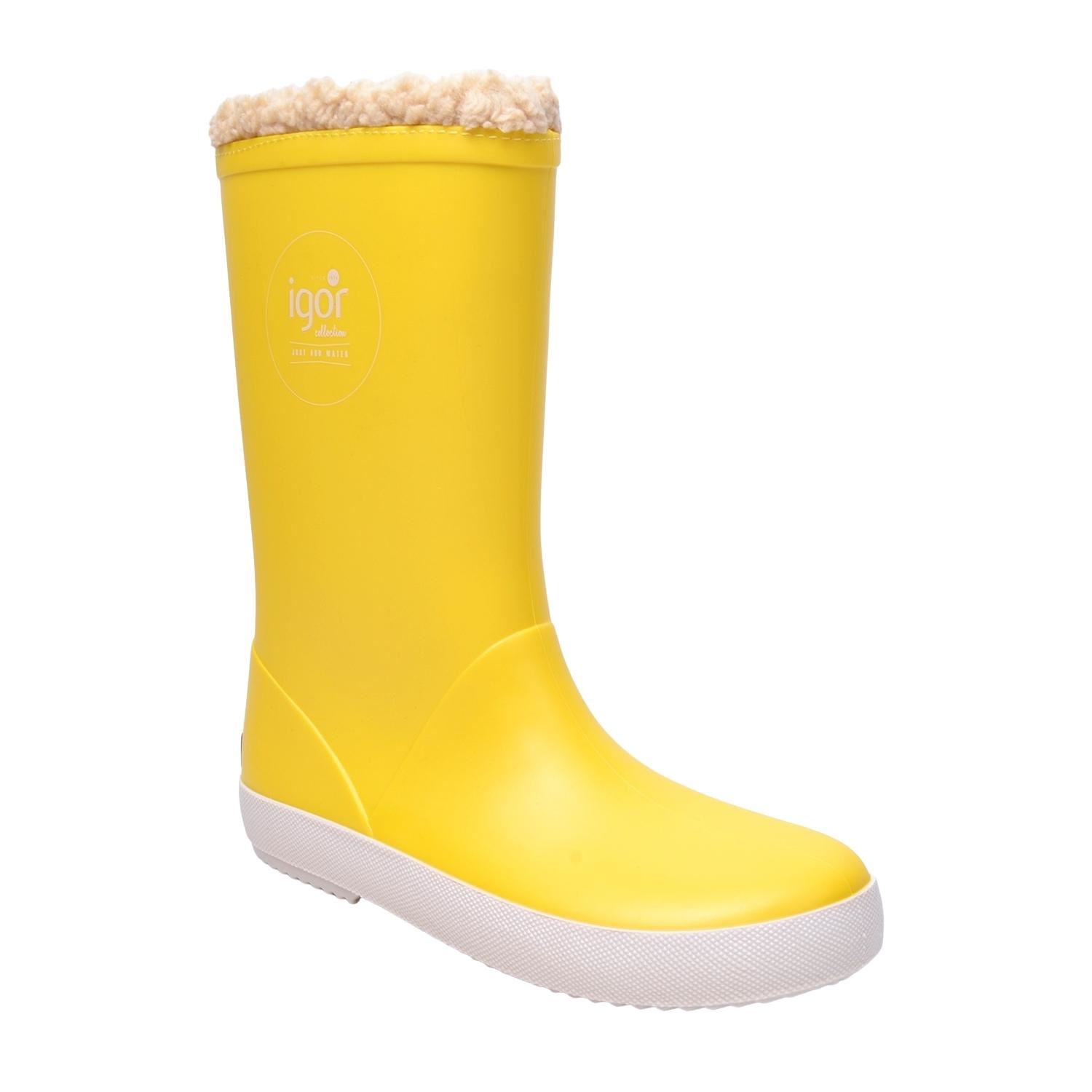 Igor W10207 Splash Nautico Sarı Çocuk Yağmur Çizmesi