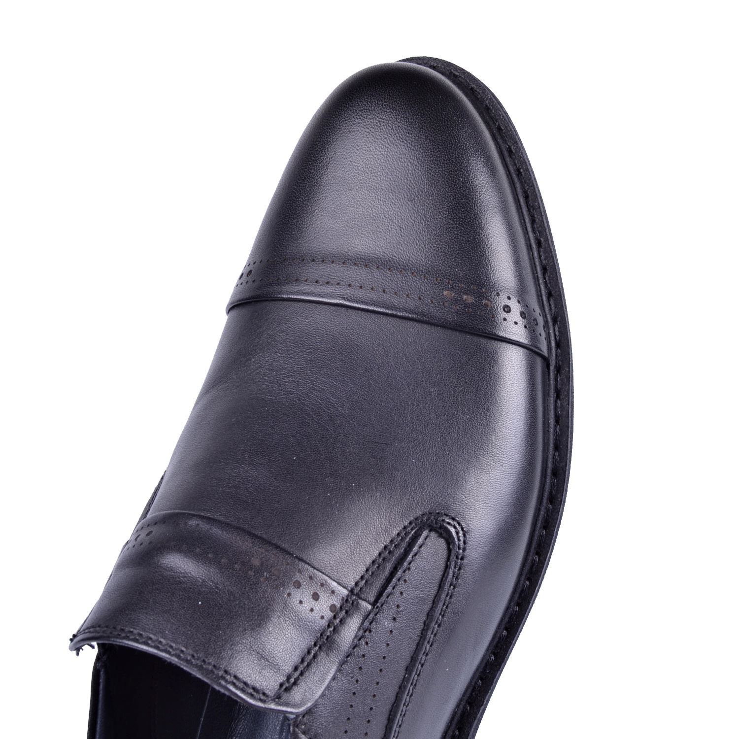Mym 502 Erkek Deri Siyah Ayakkabı