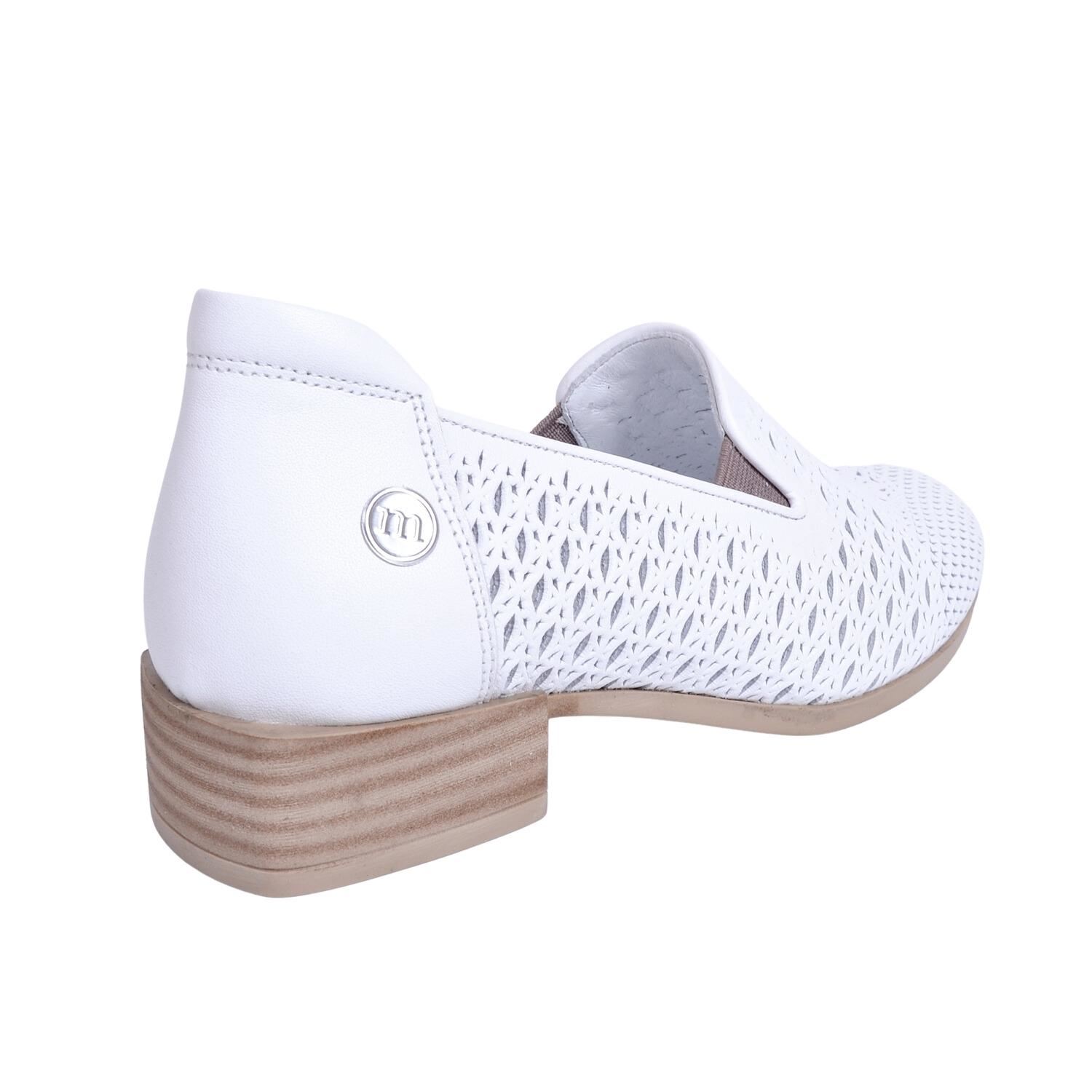 Mammamia D23YA-3705 Kadın Beyaz Deri Ayakkabı