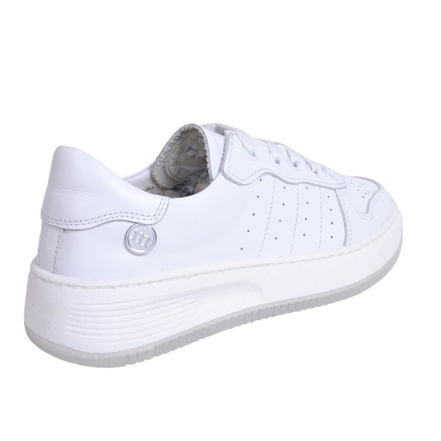Mammamia D23YA-10 Kadın Beyaz Deri Ayakkabı