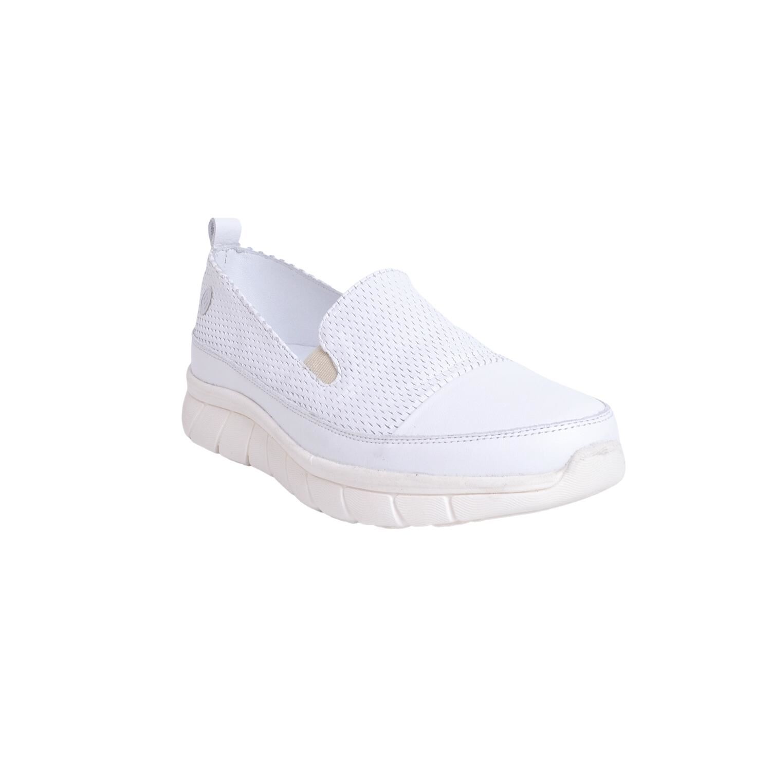 Mammamia D23YA-3490 Kadın Beyaz Deri Ayakkabı