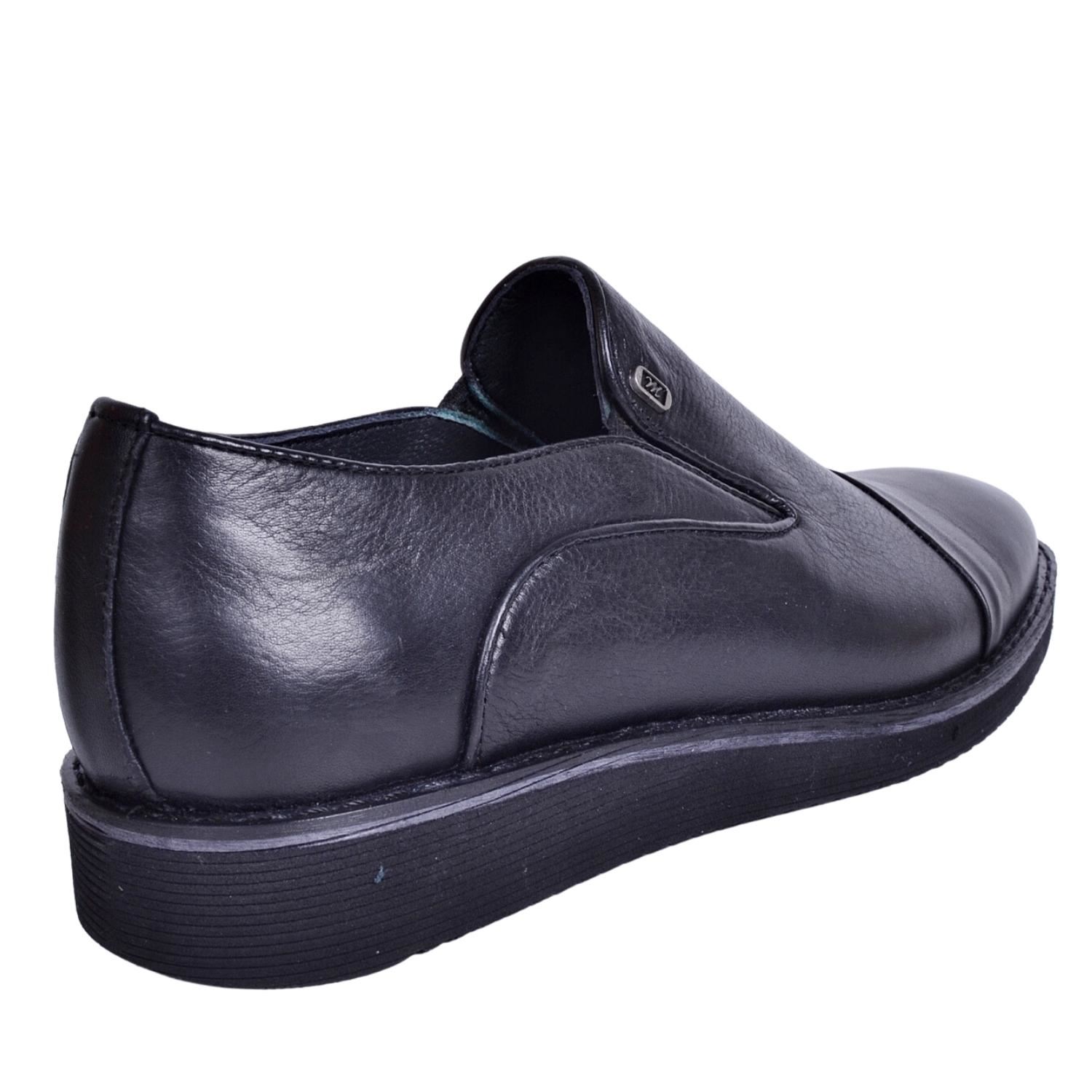 Mym 522 Erkek Siyah Deri Ayakkabı