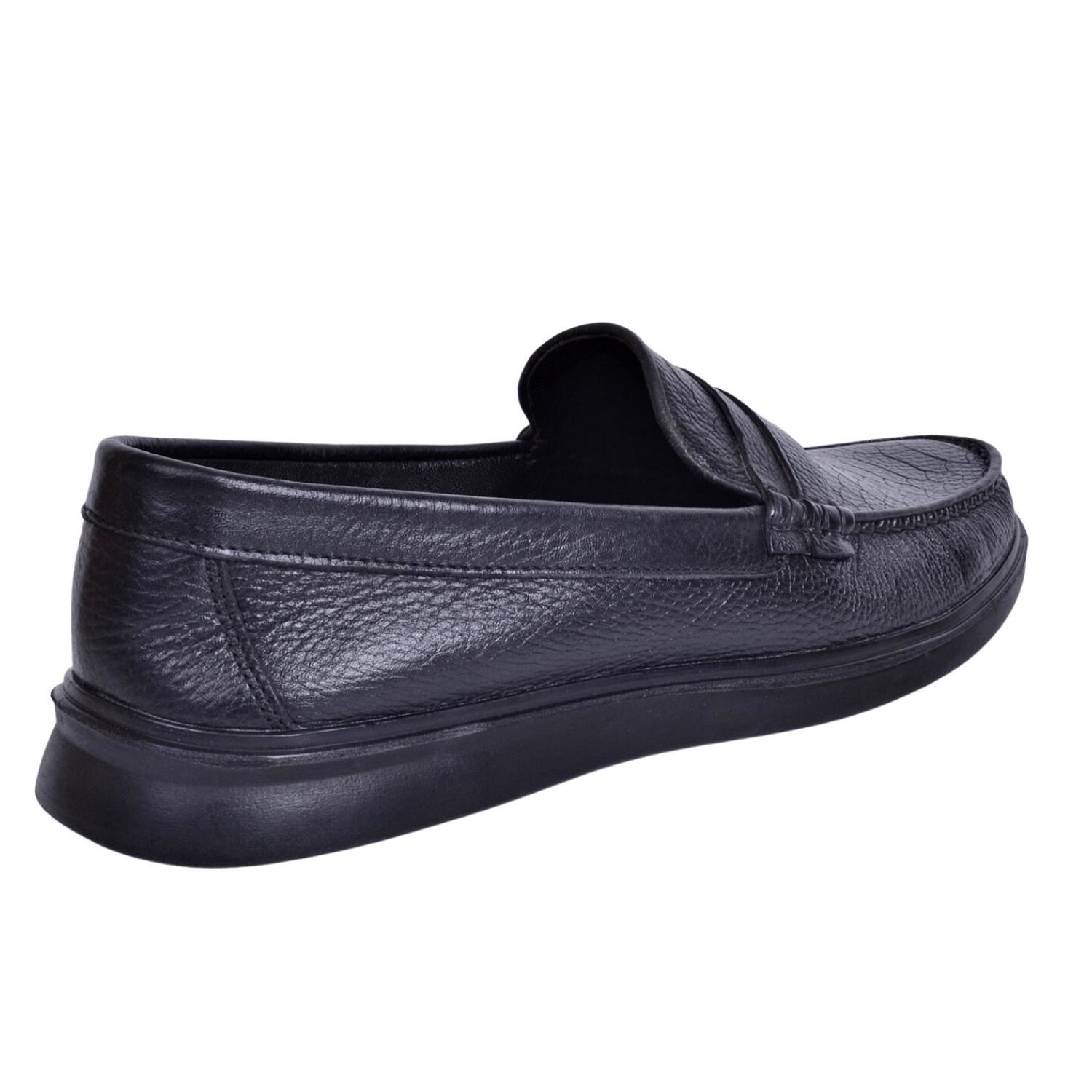 İskarpin 920 Erkek Siyah Deri Büyük Numara Ayakkabı
