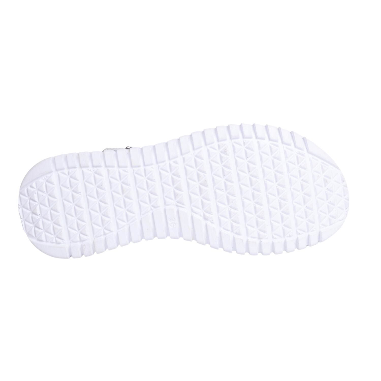 Mammamia D23YS-1130 Kadın Beyaz Deri Sandalet