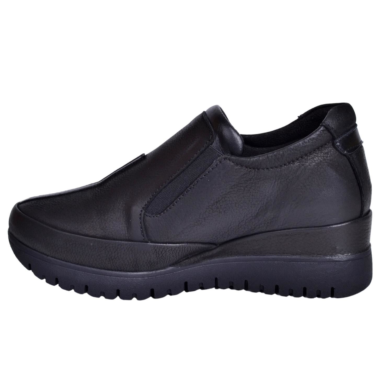 Mammamia D23KA-6350 Kadın Siyah Nubuk Deri Ayakkabı