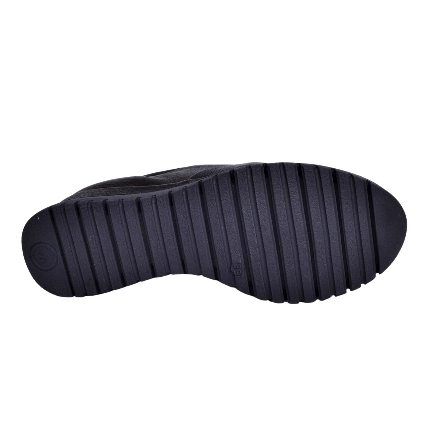 Mammamia D23KA-6350 Kadın Siyah Nubuk Deri Ayakkabı