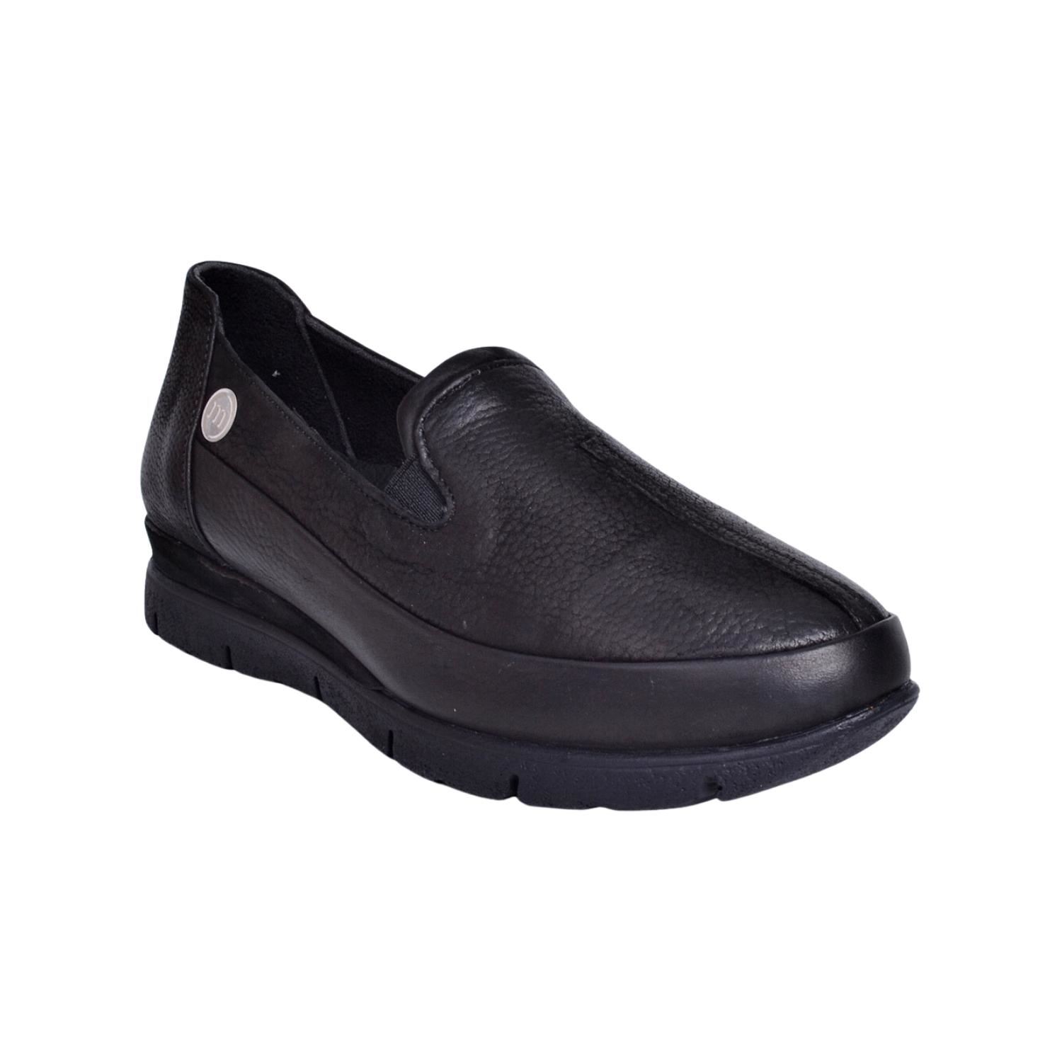 Mammamia D23KA-6015 Kadın Siyah Nubuk Deri Ayakkabı
