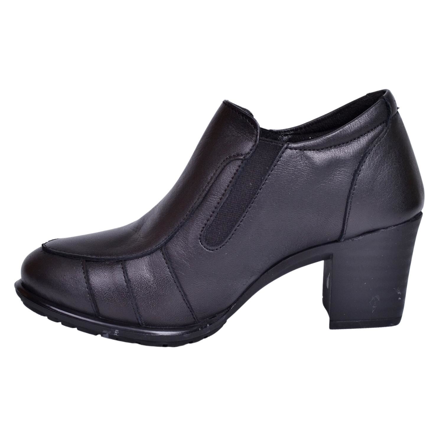 Mammamia D23KA-6125 Kadın Siyah Deri Ayakkabı