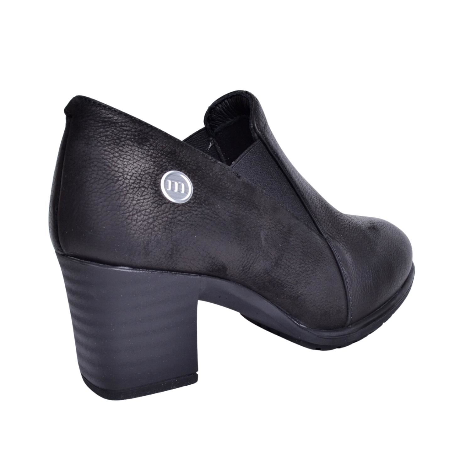 Mammamia D23KA-6115 Kadın Siyah Nubuk Deri Ayakkabı