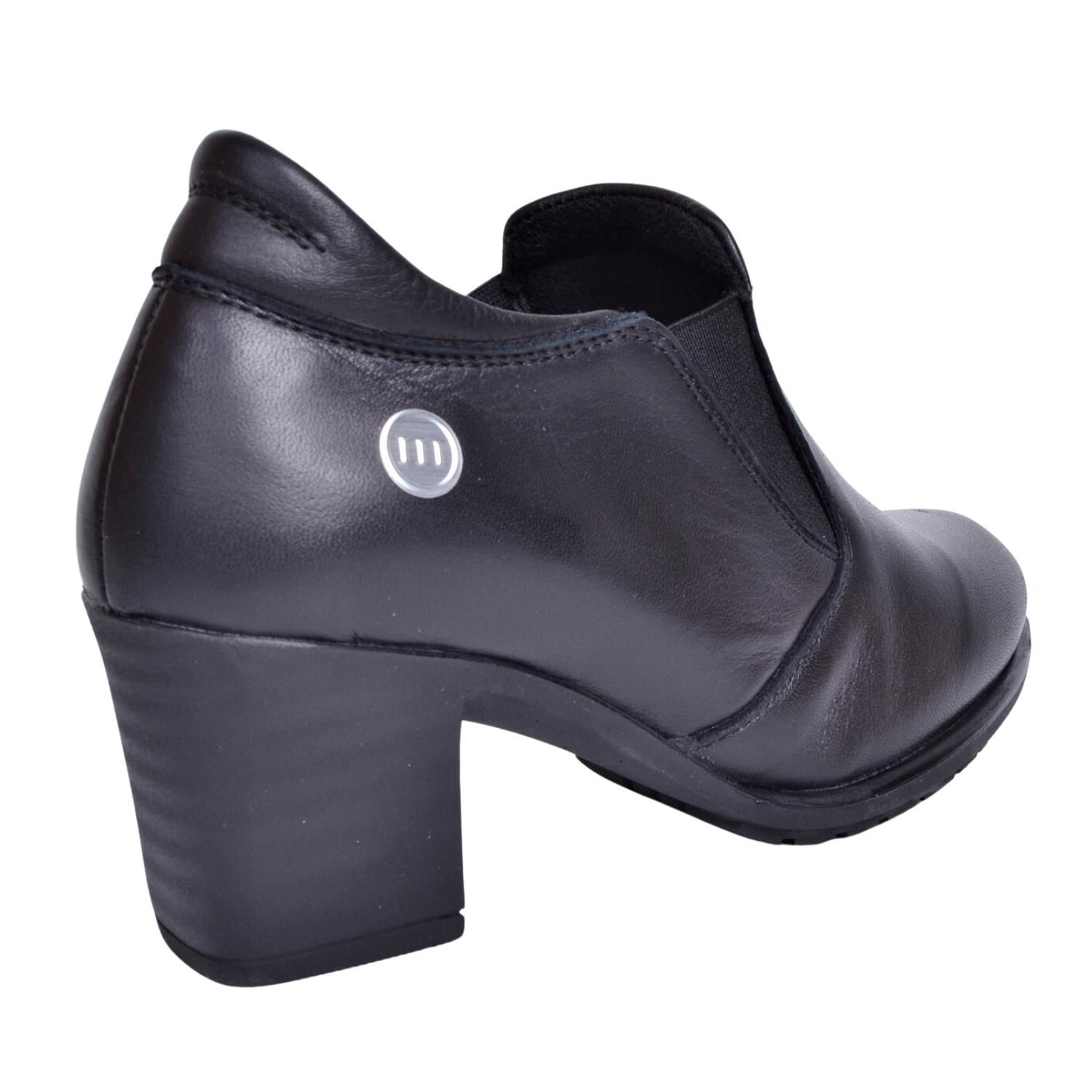 Mammamia D23KA-6120 Kadın Siyah Deri Ayakkabı
