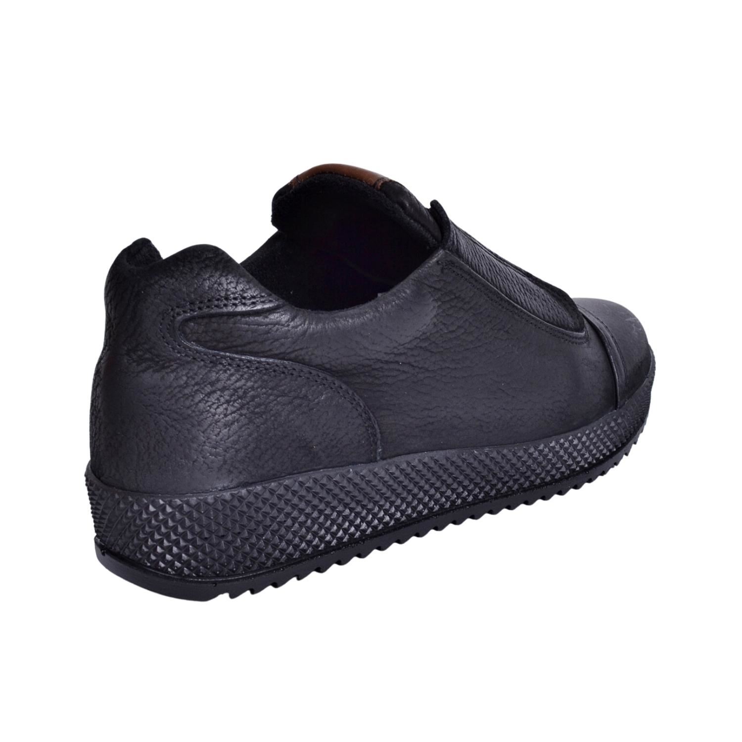 Mammamia D23KA-6300 Kadın Siyah Nubuk Deri Ayakkabı