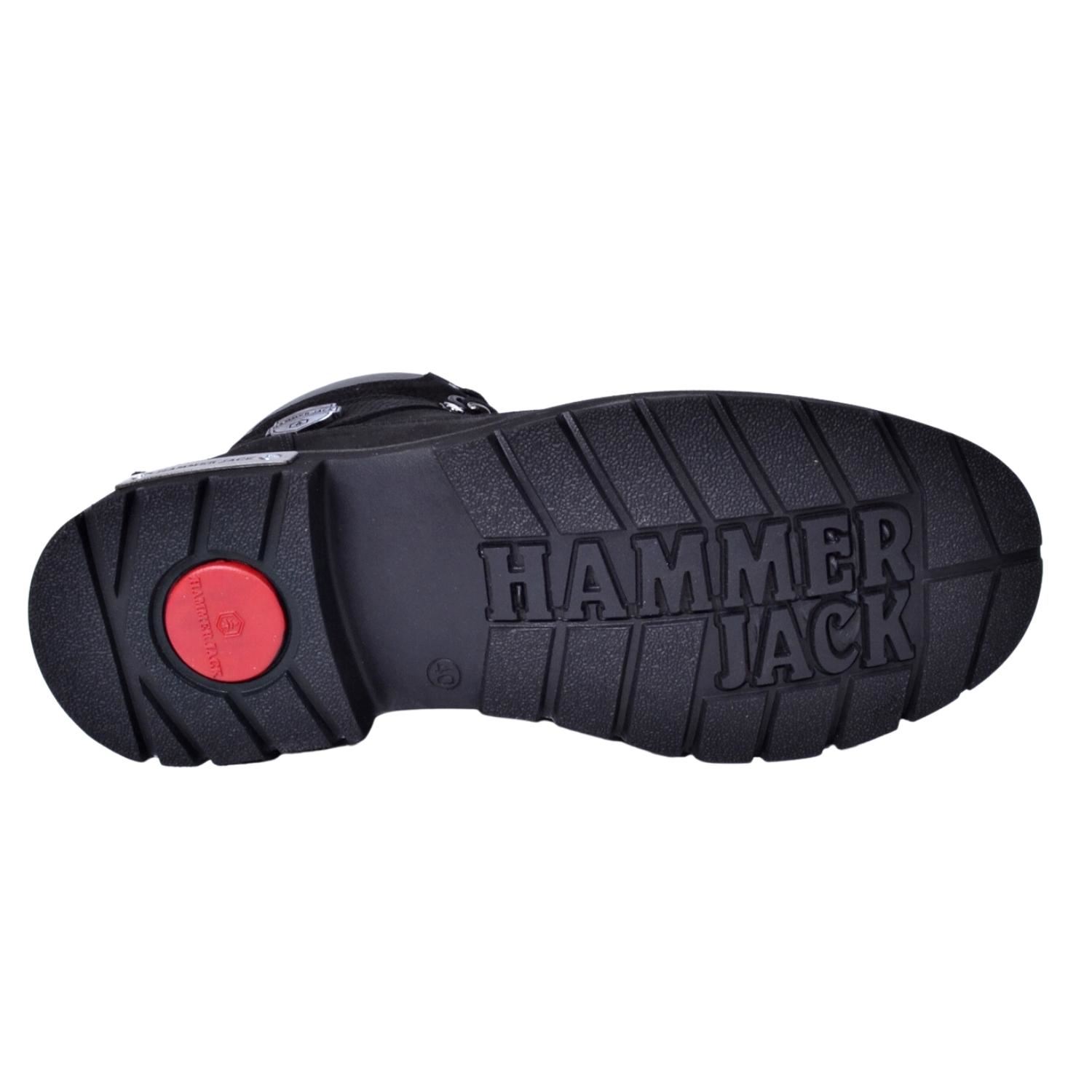 Hammer Jack 18501 Erkek Siyah Nubuk Deri Bot