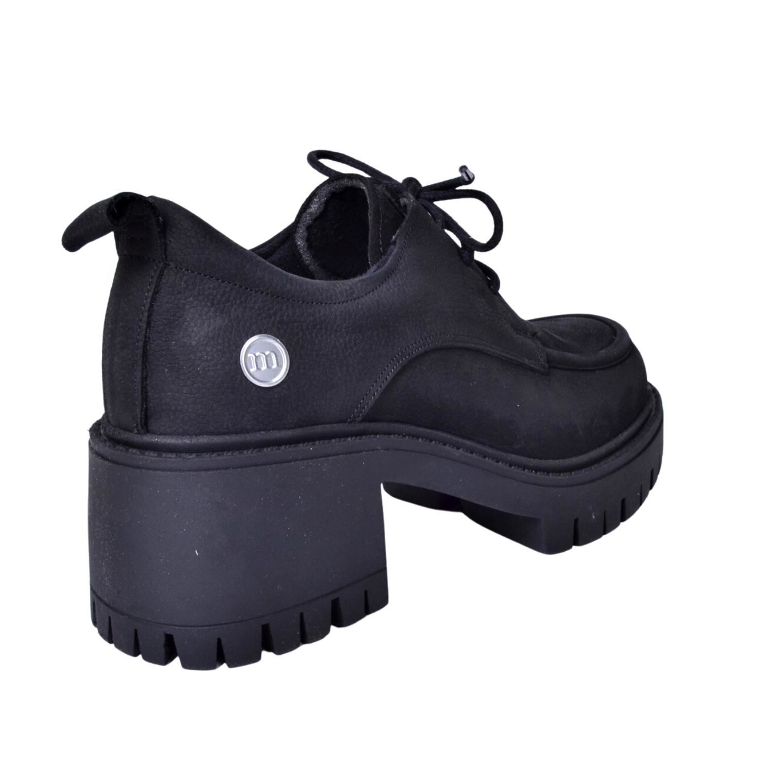 Mammamia D23KA-205 Kadın Siyah Nubuk Deri Ayakkabı
