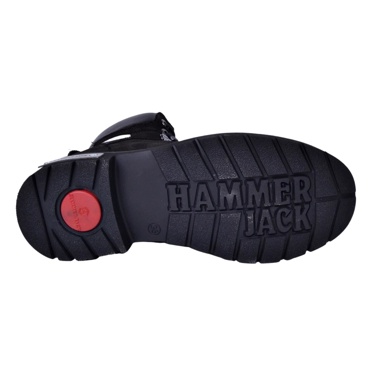 Hammer Jack 18501 Kadın Siyah Nubuk Deri Bot