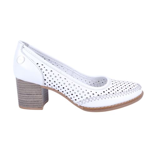 Mammamia D22YA-265 Beyaz Kadın Topuklu Ayakkabı