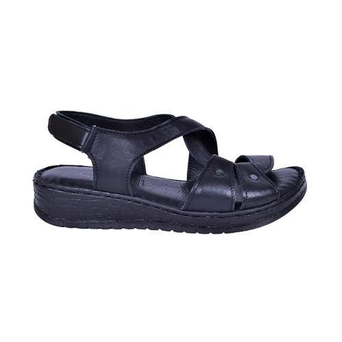Ces 441 Deri Siyah Kadın Sandalet