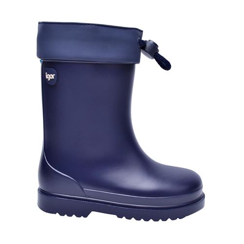 Igor W10100-0030 Chufo Cuello Lacivert Çocuk Yağmur Çizmesi