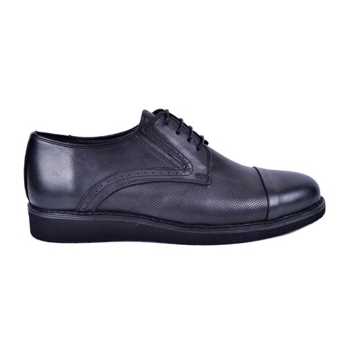 Mym 507 Erkek Deri Siyah Ayakkabı