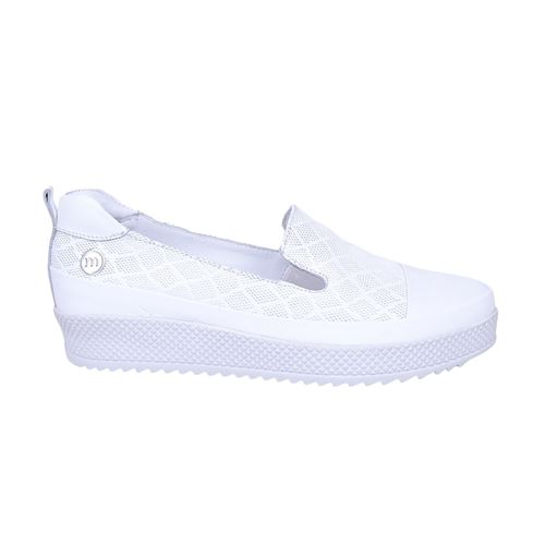 Mammamia D23YA-3380 Deri Beyaz Kadın Ayakkabı