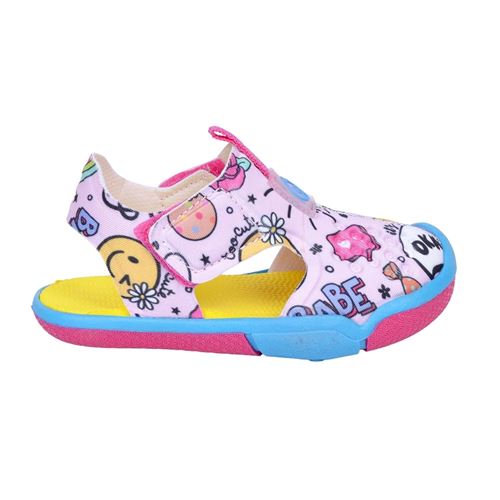 Dudino Queen Pembe Desenli Cırtlı Sandalet