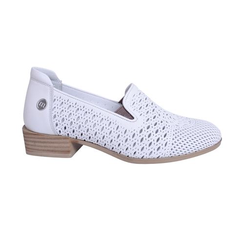 Mammamia D23YA-3705 Kadın Beyaz Deri Ayakkabı