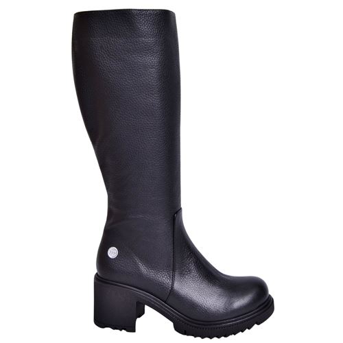 Mammamia D23KC-2075 Kadın Siyah Deri Çizme